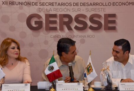 El Grupo Económico Regional Sur-Sureste (GERSSE) es un espacio de coordinación y cooperación creado en el seno de la Asociación Mexicana de Secretarios de Desarrollo Económico (AMSDE). Su objetivo es impulsar el desarrollo regional mediante estrategias conjuntas que fortalezcan la competitividad, la atracción de inversiones, la innovación y el crecimiento económico del sur y sureste de México. El GERSSE está integrado por ocho entidades federativas: Puebla, Oaxaca, Veracruz, Tabasco, Campeche, Yucatán, Quintana Roo y Chiapas. Juntas, estas regiones trabajan como un bloque para aprovechar sus fortalezas y generar oportunidades compartidas.