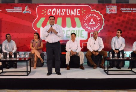Pepe Berzunza impulsó el programa Consume Campeche Compras Gobierno para fortalecer a MIPYMES locales y promover el desarrollo económico regional
