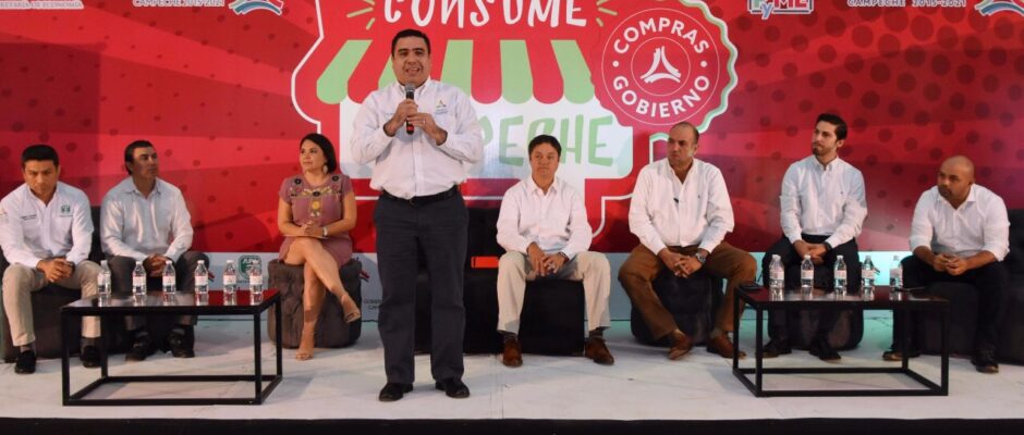 Pepe Berzunza impulsó el programa Consume Campeche Compras Gobierno para fortalecer a MIPYMES locales y promover el desarrollo económico regional