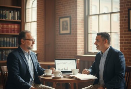 Pepe Berzunza platicando con el Dr. Ricardo Hausmann sobre la teoría de la complejidad económica y el valor del know-how productivo como herramienta para el desarrollo sostenible e institucional de las ciudades.