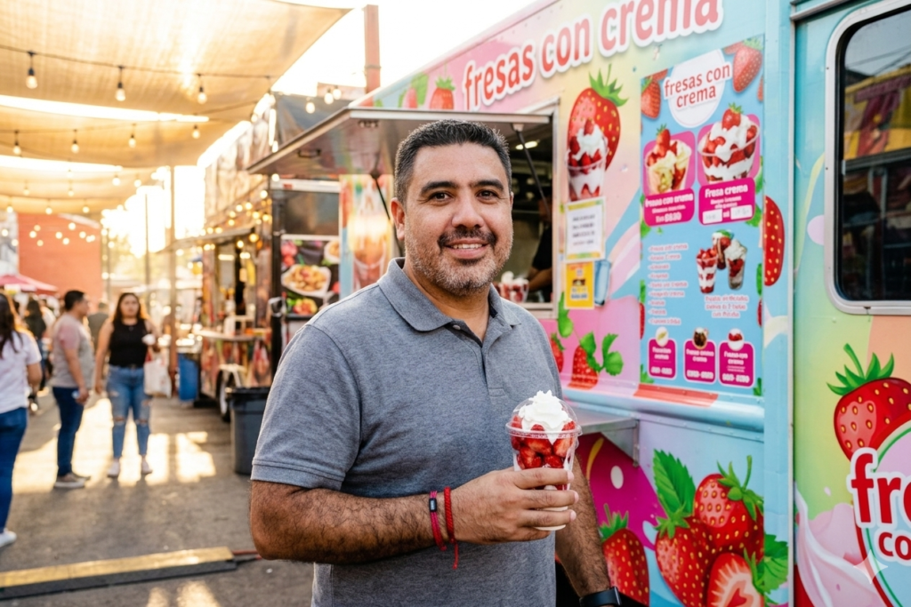 Descubre por qué la "Guerra de las Fresas" en el Parque de Santa Lucía es el mejor ejemplo de competencia perfecta en Campeche. Análisis de precios y mercado.