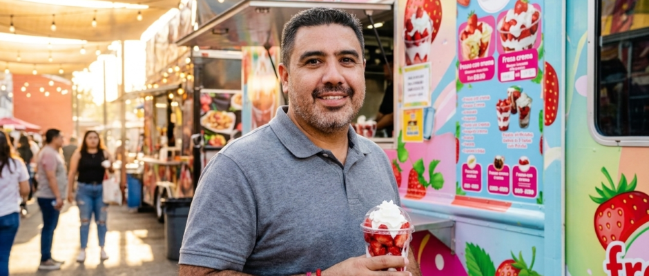 Descubre por qué la "Guerra de las Fresas" en el Parque de Santa Lucía es el mejor ejemplo de competencia perfecta en Campeche. Análisis de precios y mercado.